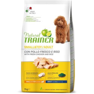 Trainer Natural Dog sa piletinom i pirinčem za odrasle pse malih rasa 7kg